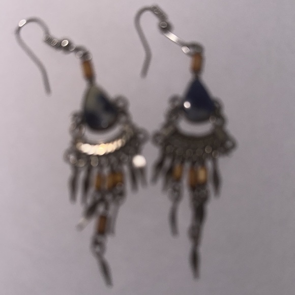 Sodalite Earrings - Picture 4 of 4